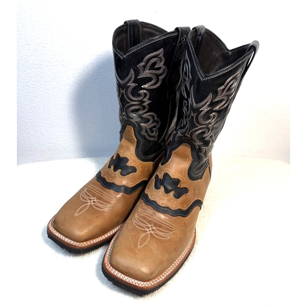 JB Dillon Boots Men Sz 9.5 EE Swain Reserve Leather Western Cowboy JBR2000 E NEW